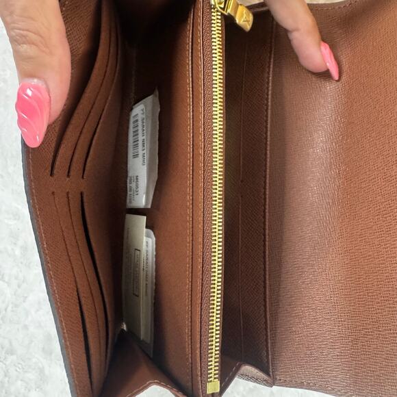 Louis Vuitton Monogram Portefeuille Sarah Long Wallet w/Box and Dust Bag - Picture 8 of 15